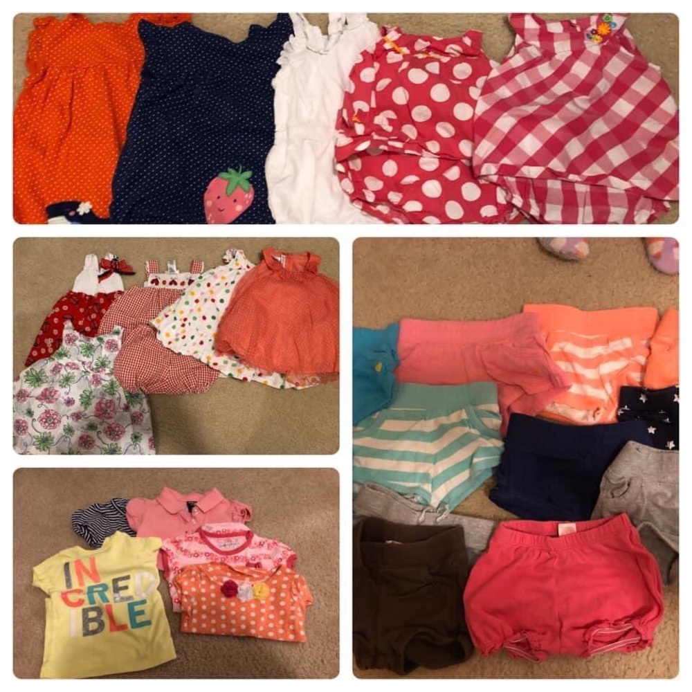 12 month girls summer wardrobe